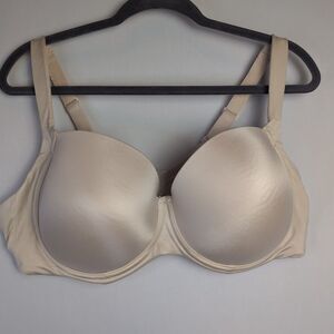 Soma Stunning Support Smooth Full Coverage Bra Size 42DD Beige Lined Underwire